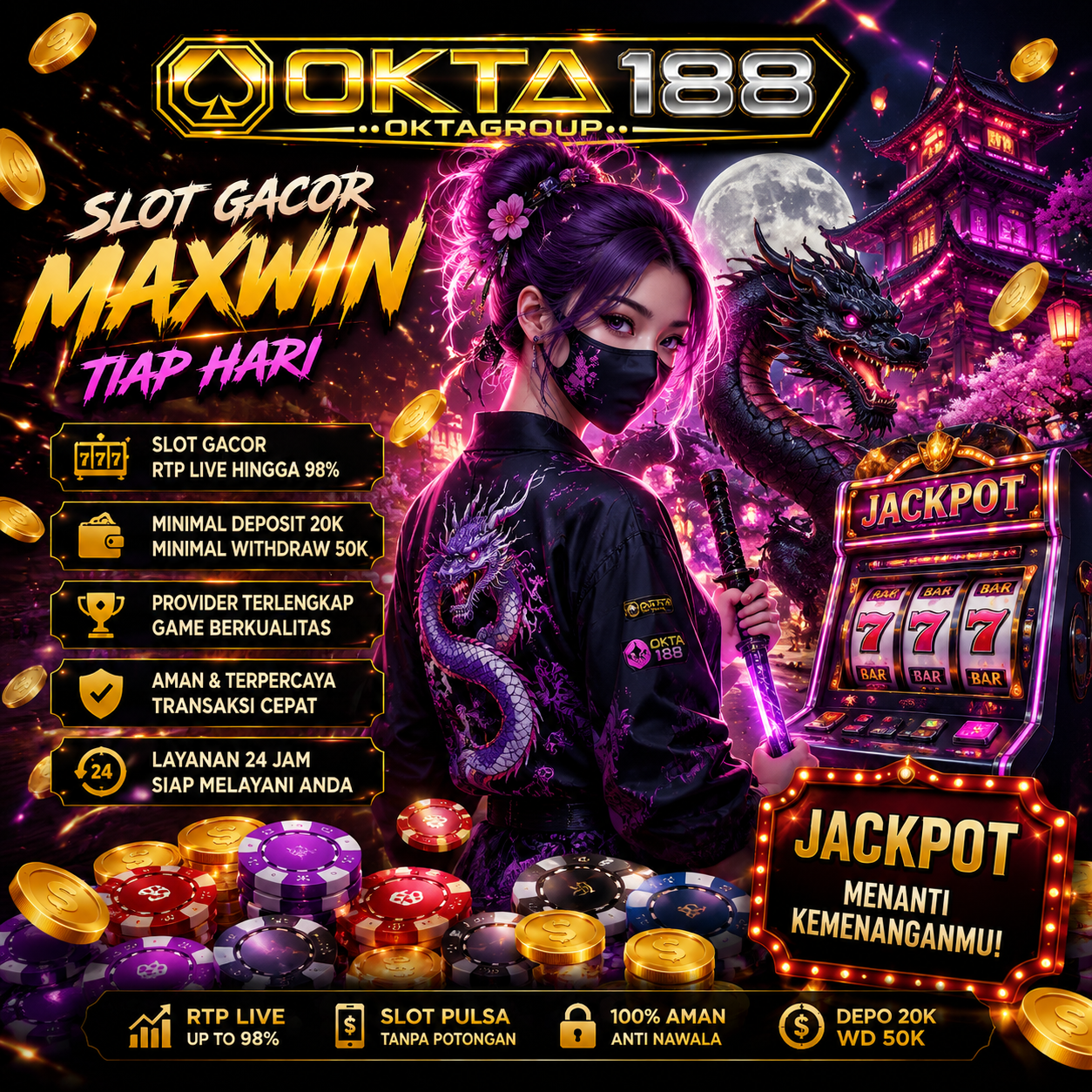 banner OKTA188 – Platform Game Online Modern dengan Tampilan Elegan dan Mudah Digunakan